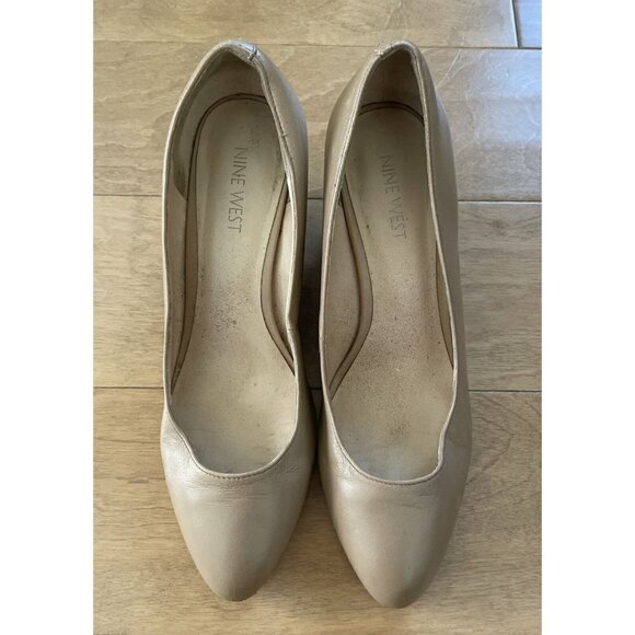 Nine West Wedge Heel Tan Size 9 - Picture 1 of 5